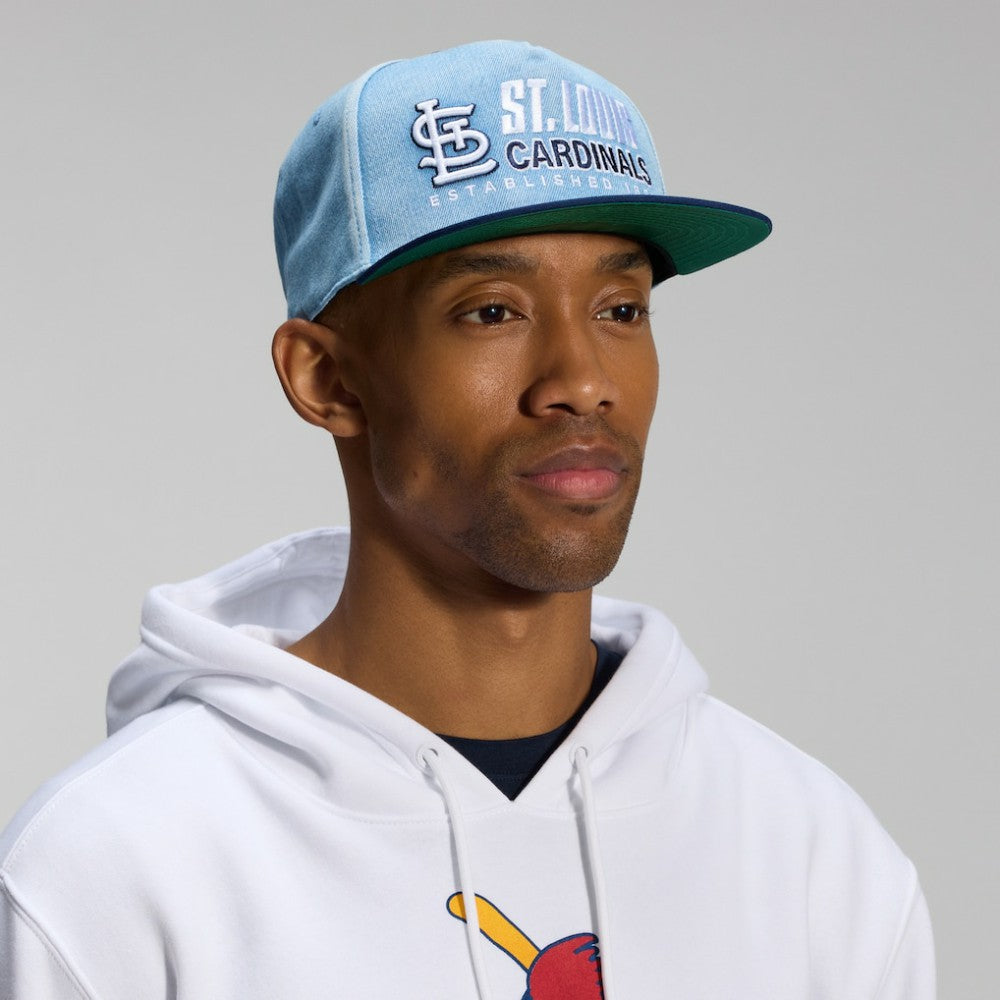 St. Louis Cardinals Twinbill Snapback Hat - Denim