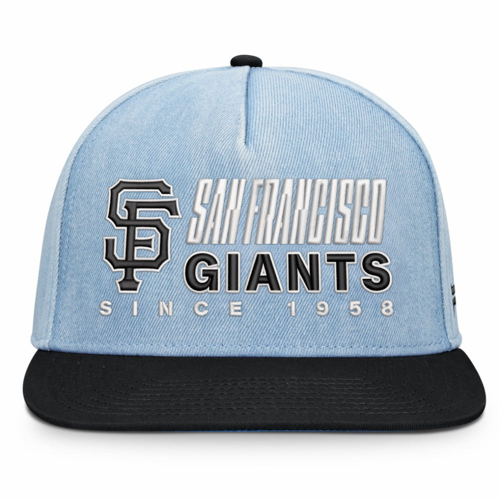 San Francisco Giants Twinbill Snapback Hat - Denim