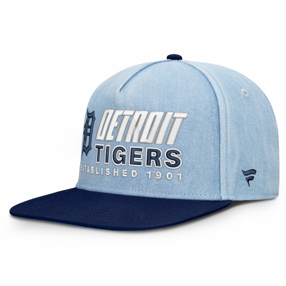 Detroit Tigers Twinbill Snapback Hat - Denim
