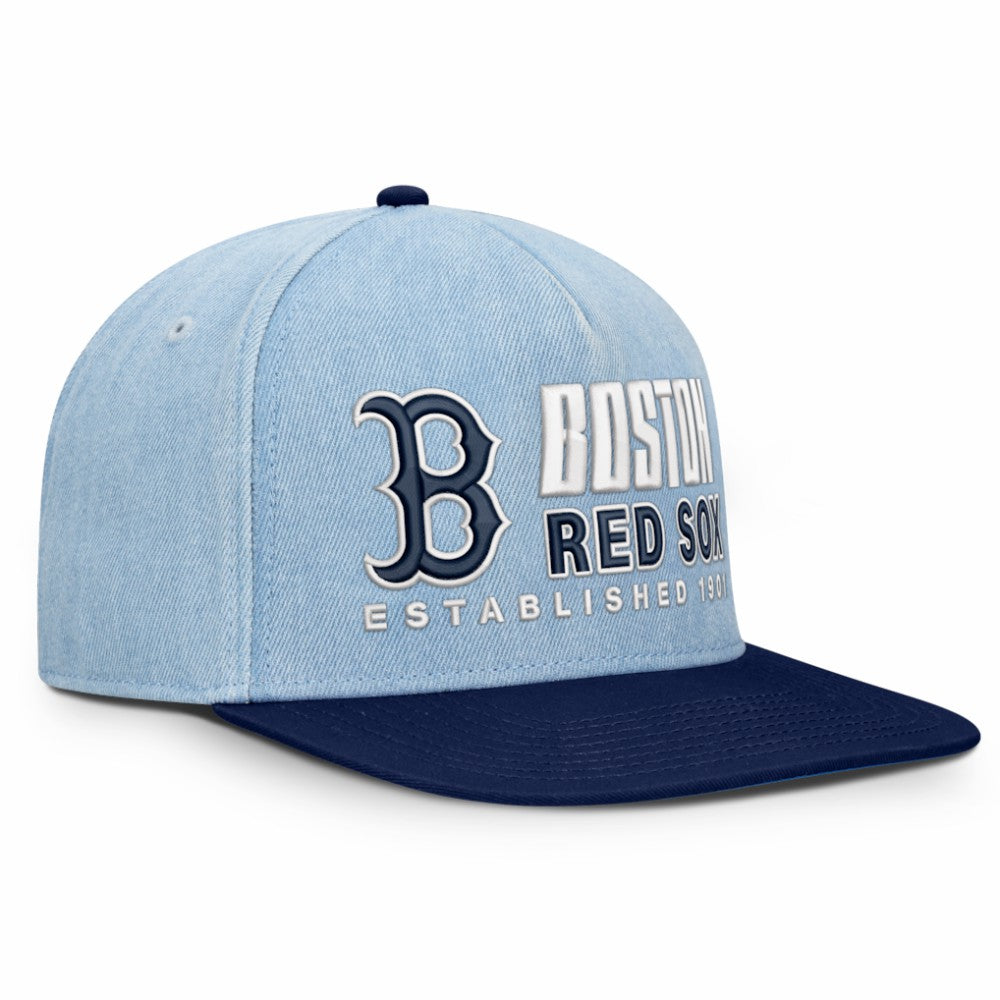 Boston Red Sox Twinbill Snapback Hat - Denim