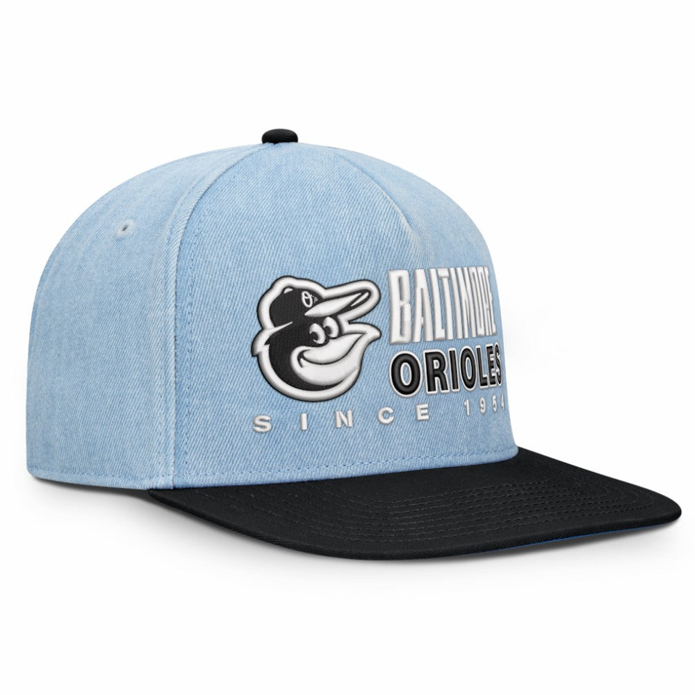 Baltimore Orioles Twinbill Snapback Hat - Denim