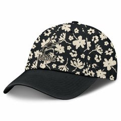 Miami Marlins Women's Blossom Adjustable Hat - Black