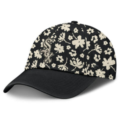 Chicago White Sox Women's Blossom Adjustable Hat - Black