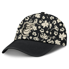 Baltimore Orioles Women's Blossom Adjustable Hat - Black