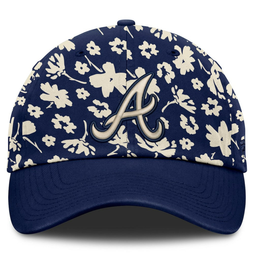 Atlanta Braves Women's Blossom Adjustable Hat - Navy