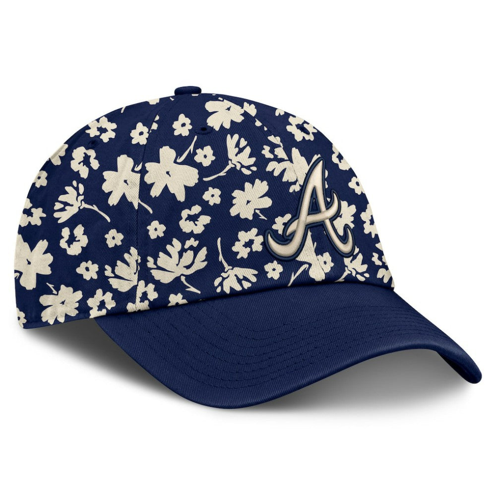 Atlanta Braves Women's Blossom Adjustable Hat - Navy