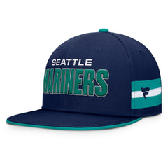 Seattle Mariners Pick Off Fitted Hat - Navy