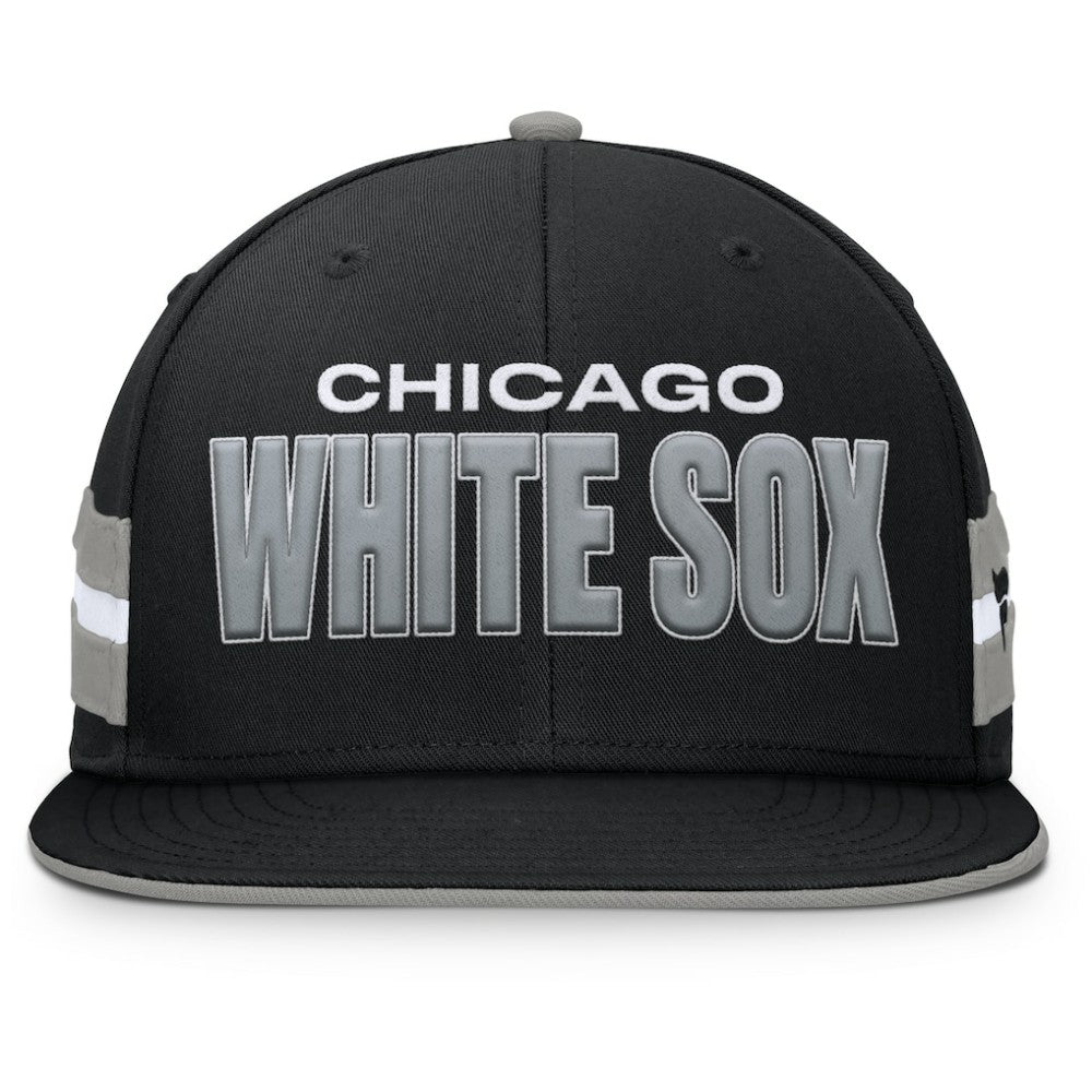 Chicago White Sox Pick Off Fitted Hat - Black