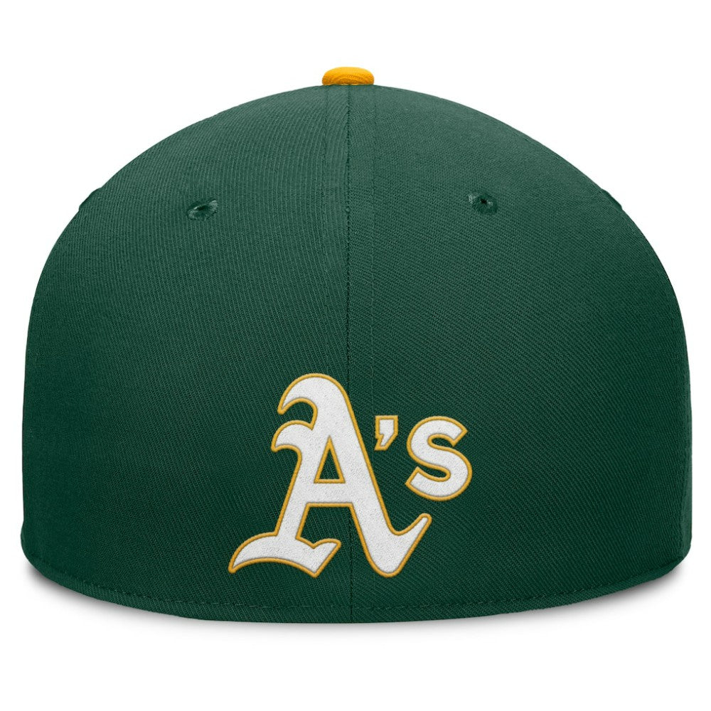 Athletics Pick Off Fitted Hat - Green