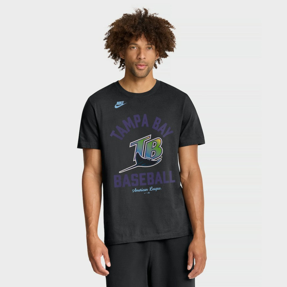 Tampa Bay Rays Cooperstown Collection T-Shirt - Black | Nike