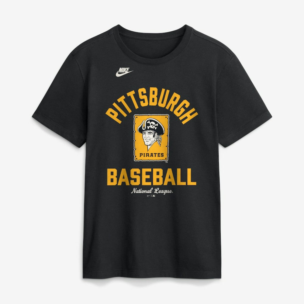 Pittsburgh Pirates Cooperstown Collection T-Shirt - Black | Nike