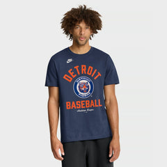 Detroit Tigers Cooperstown Collection T-Shirt - Navy | Nike