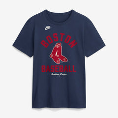 Boston Red Sox Cooperstown Collection T-Shirt - Navy | Nike