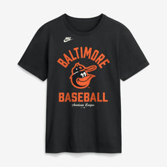Baltimore Orioles Cooperstown Collection T-Shirt - Black | Nike