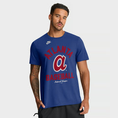 Atlanta Braves Cooperstown Collection T-Shirt - Royal | Nike