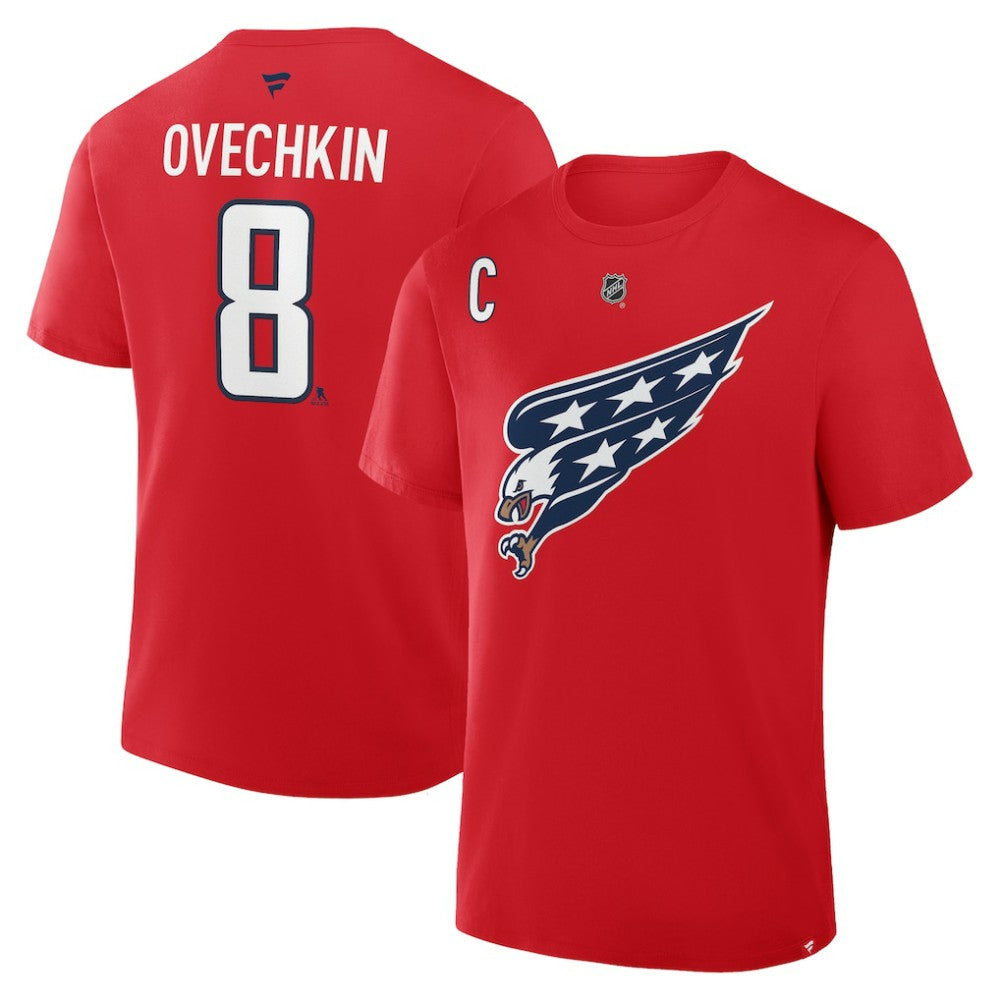 Alexander Ovechkin Washington Capitals Fanatics Authentic Stack Name & Number T-Shirt