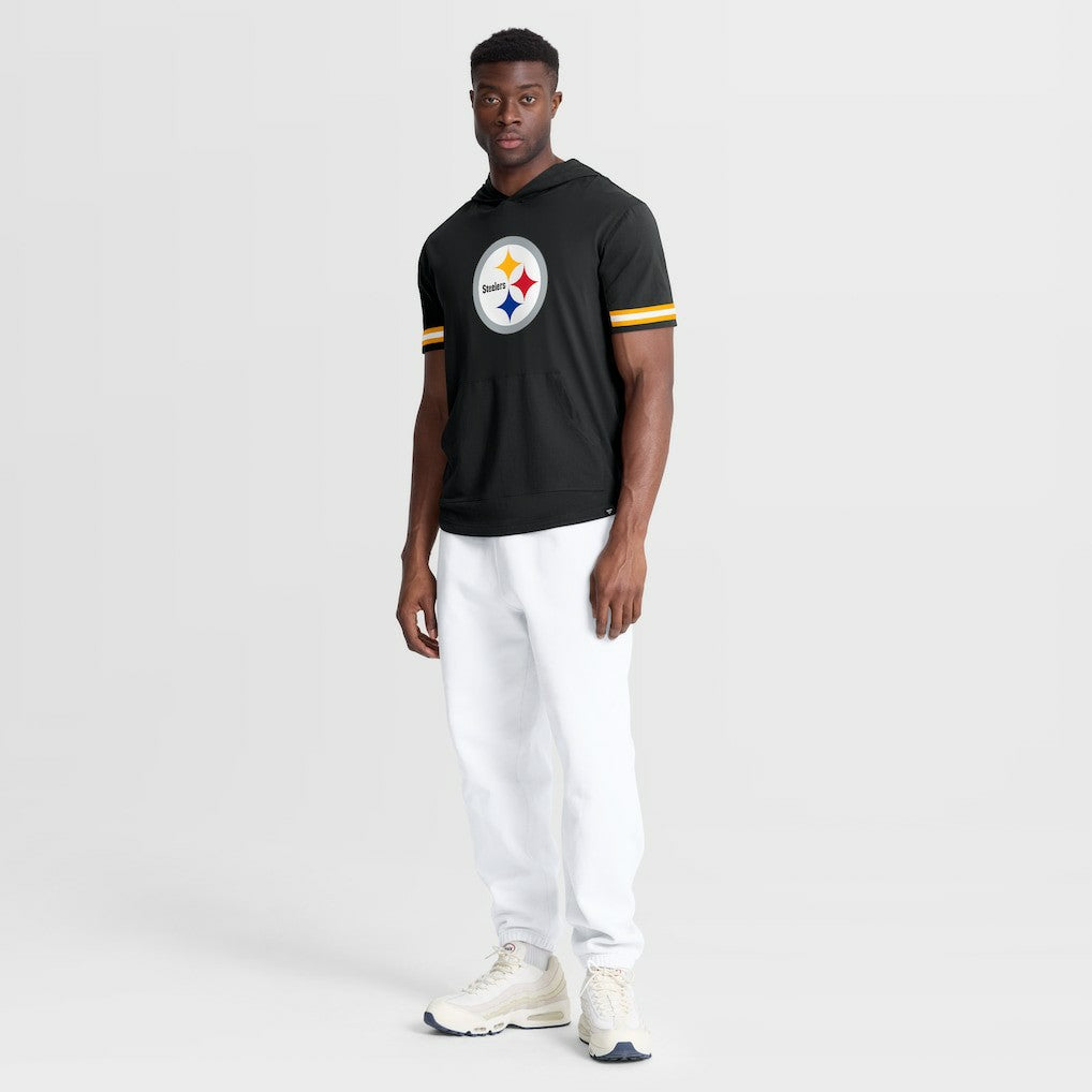 NFL Pittsburgh Steelers Optimal Play Short Sleeve Hooded T-Shirt