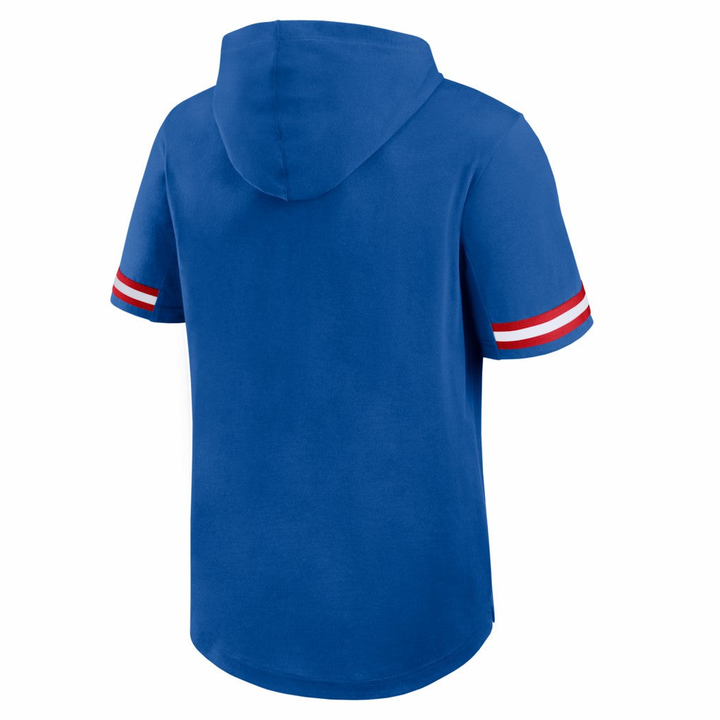 NFL New York Giants Optimal Play Short Sleeve Hooded T-Shirt