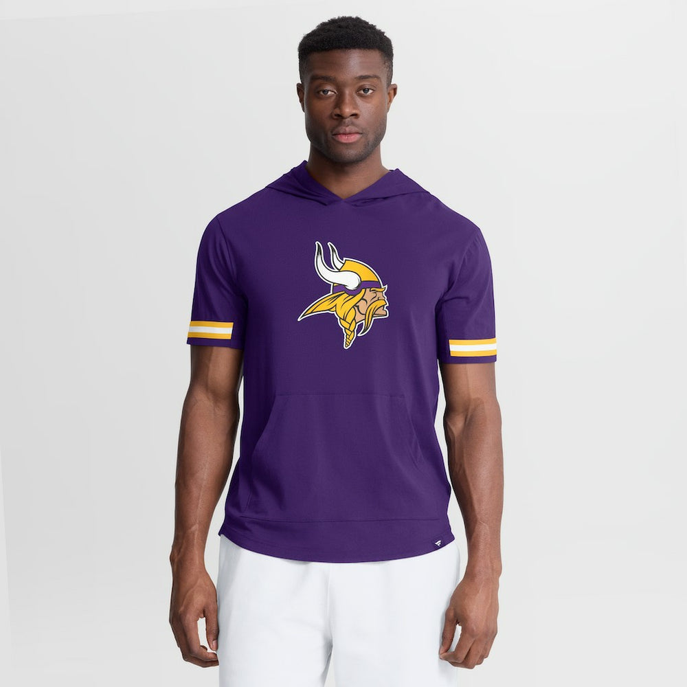 NFL Minnesota Vikings Optimal Play Short Sleeve Hooded T-Shirt