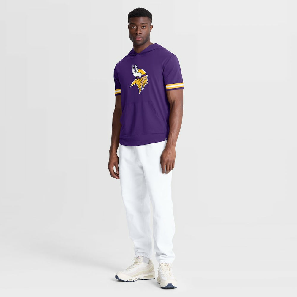 NFL Minnesota Vikings Optimal Play Short Sleeve Hooded T-Shirt