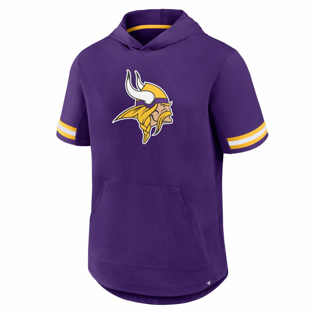 NFL Minnesota Vikings Optimal Play Short Sleeve Hooded T-Shirt