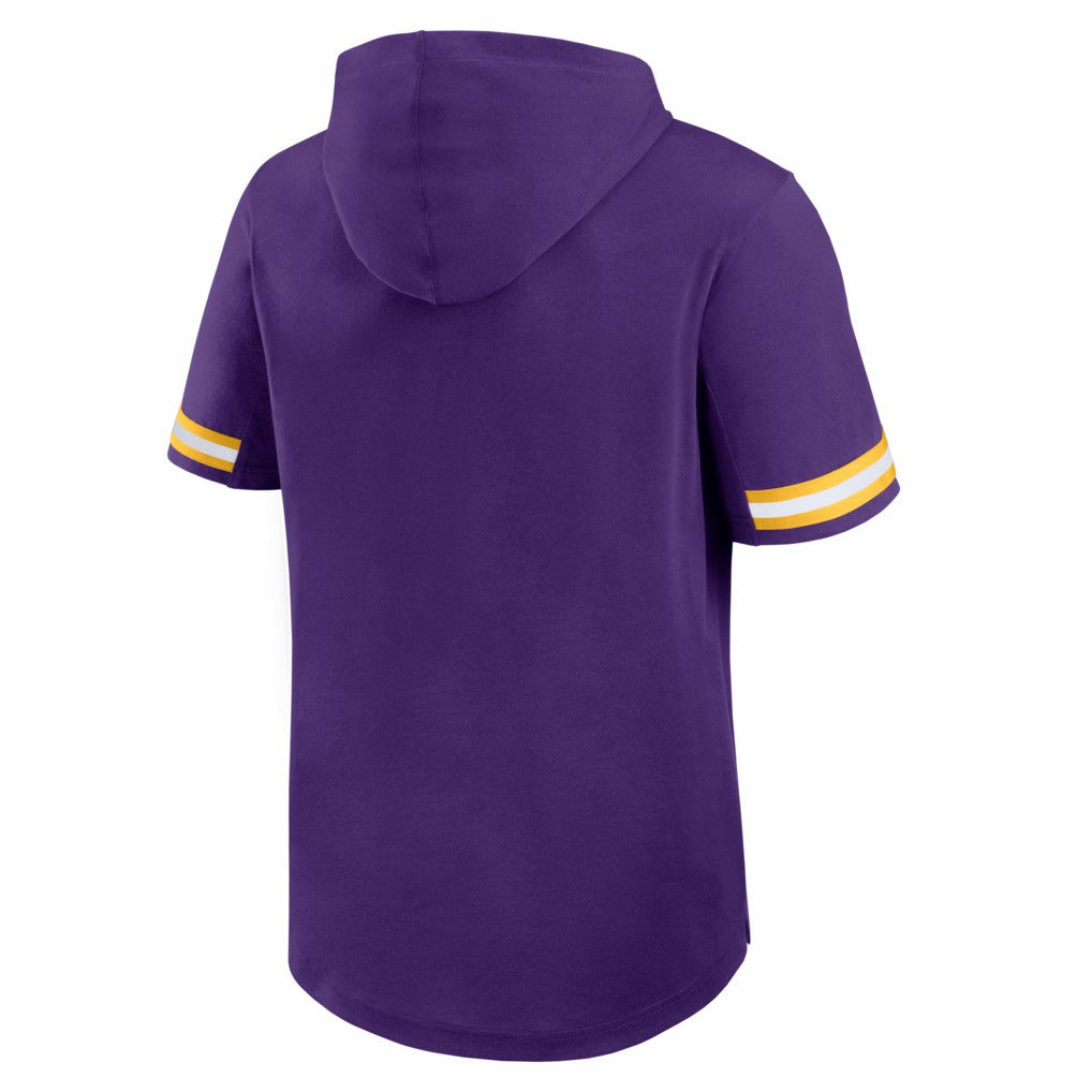 NFL Minnesota Vikings Optimal Play Short Sleeve Hooded T-Shirt