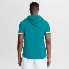 NFL Miami Dolphins Optimal Play Short Sleeve Hooded T-Shirt