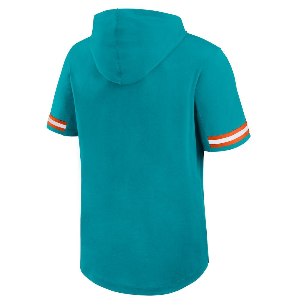 NFL Miami Dolphins Optimal Play Short Sleeve Hooded T-Shirt