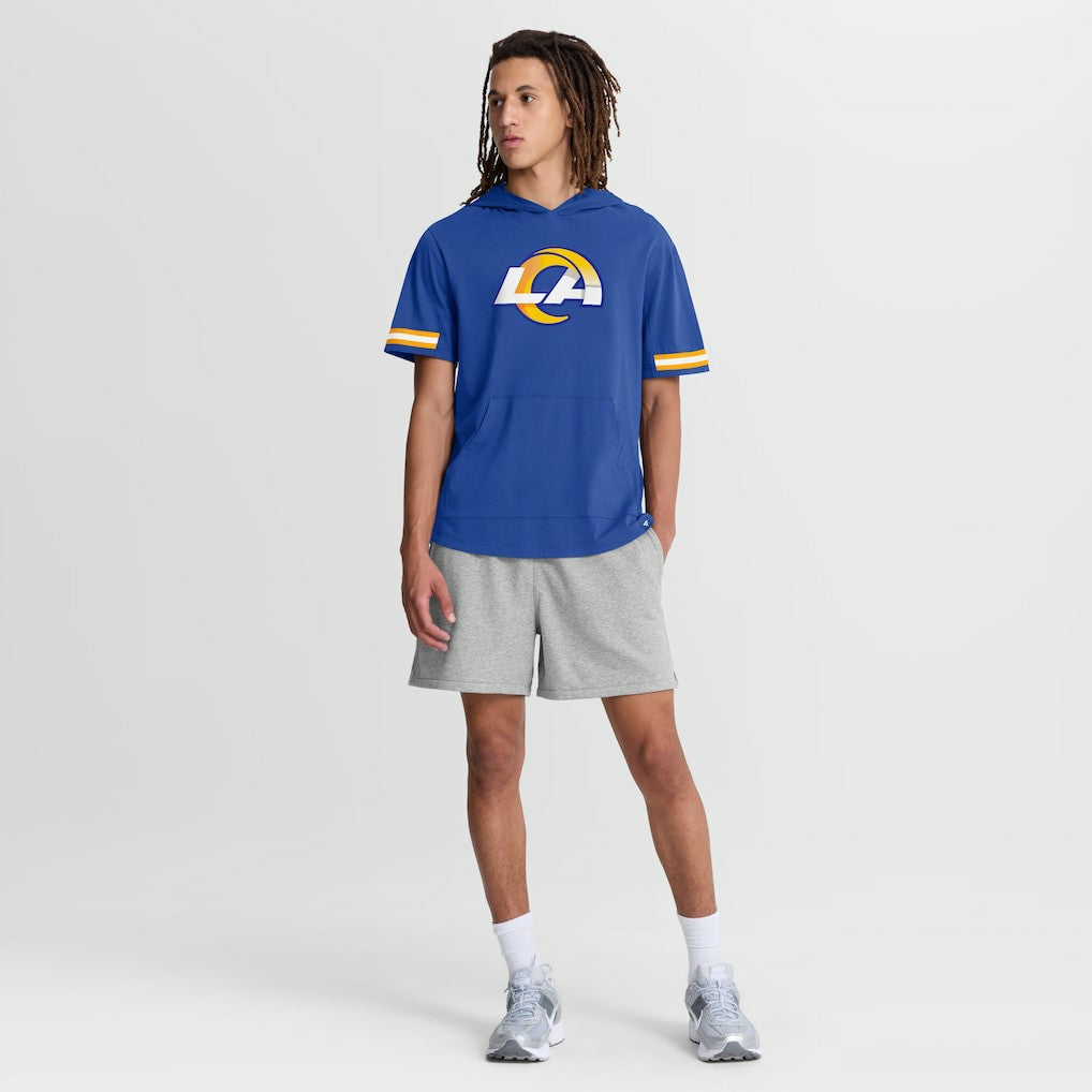 NFL Los Angeles Rams Optimal Play Short Sleeve Hooded T-Shirt