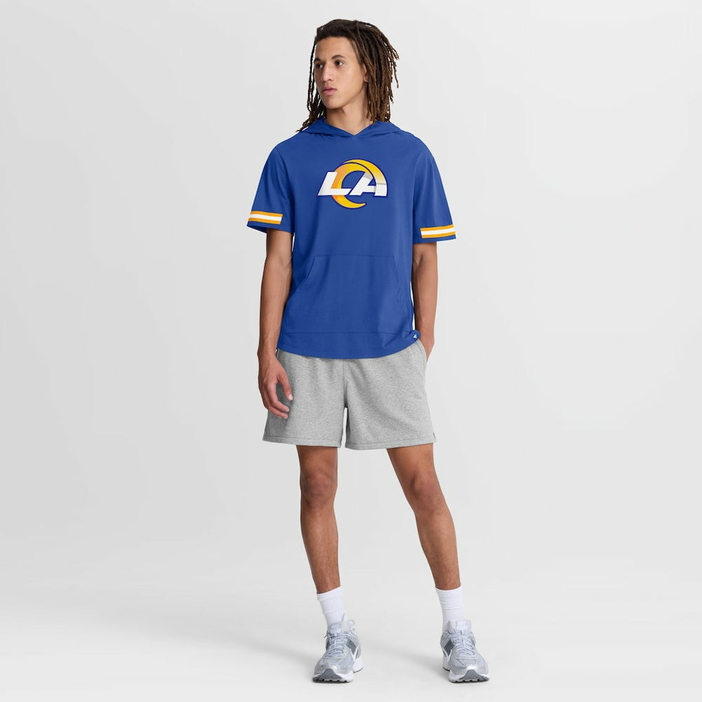 NFL Los Angeles Rams Optimal Play Short Sleeve Hooded T-Shirt