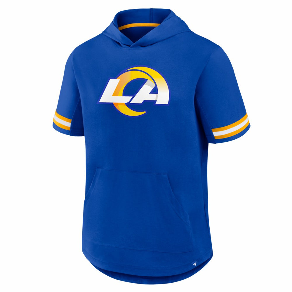 NFL Los Angeles Rams Optimal Play Short Sleeve Hooded T-Shirt
