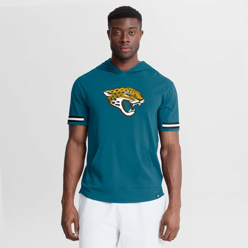 NFL Jacksonville Jaguars Optimal Play Short Sleeve Hooded T-Shirt