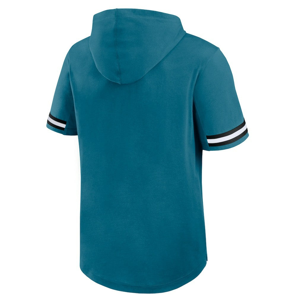 NFL Jacksonville Jaguars Optimal Play Short Sleeve Hooded T-Shirt
