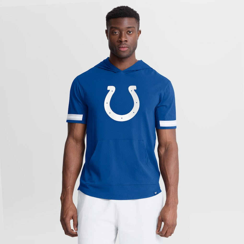 NFL Indianapolis Colts Optimal Play Short Sleeve Hooded T-Shirt