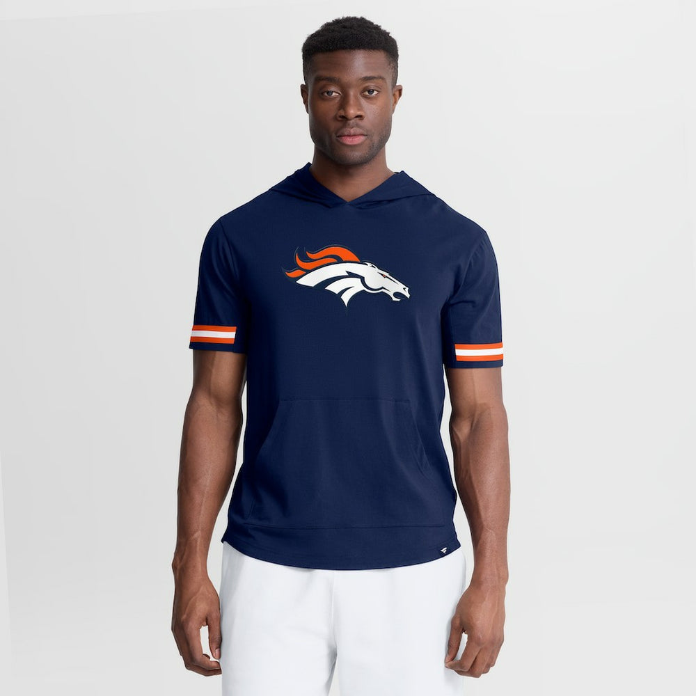 NFL Denver Broncos Optimal Play Short Sleeve Hooded T-Shirt