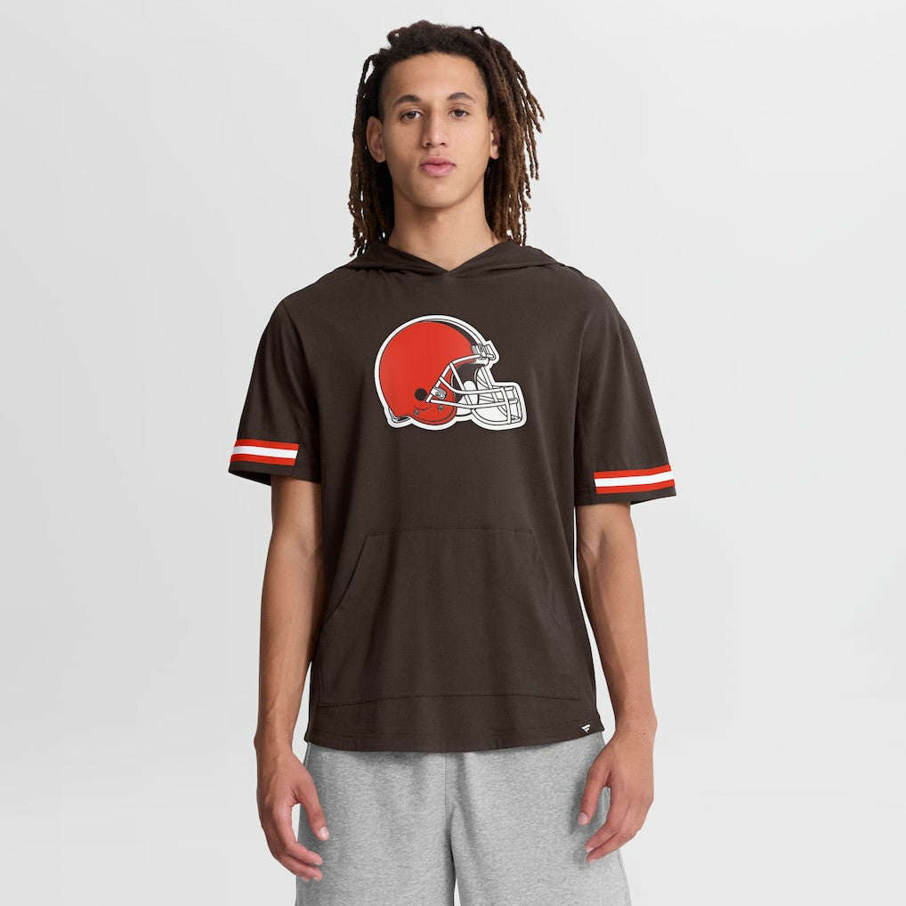NFL Cleveland Browns Optimal Play Short Sleeve Hooded T-Shirt