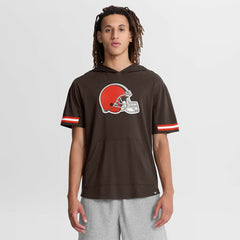 NFL Cleveland Browns Optimal Play Short Sleeve Hooded T-Shirt
