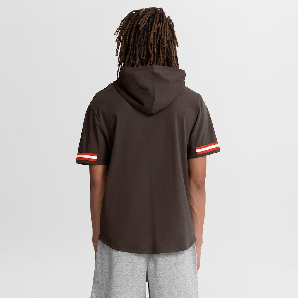 NFL Cleveland Browns Optimal Play Short Sleeve Hooded T-Shirt