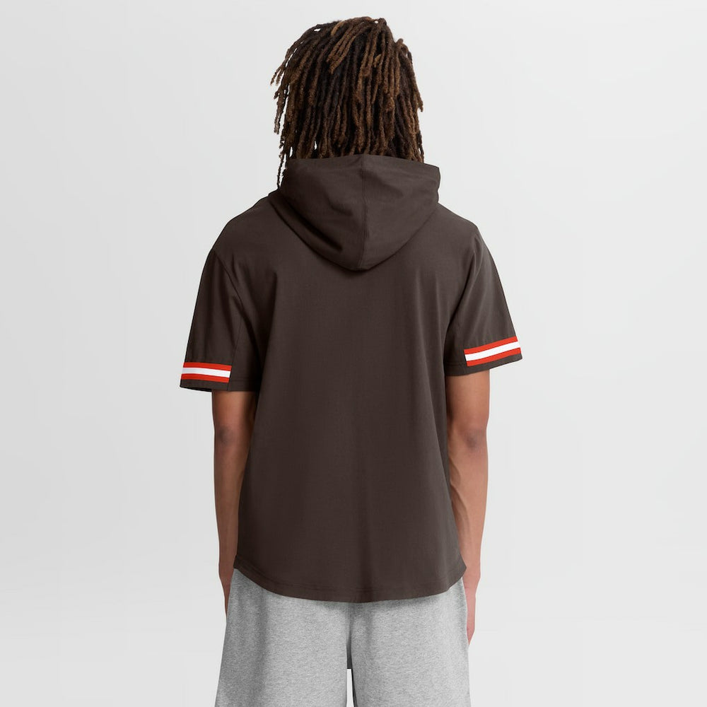 NFL Cleveland Browns Optimal Play Short Sleeve Hooded T-Shirt