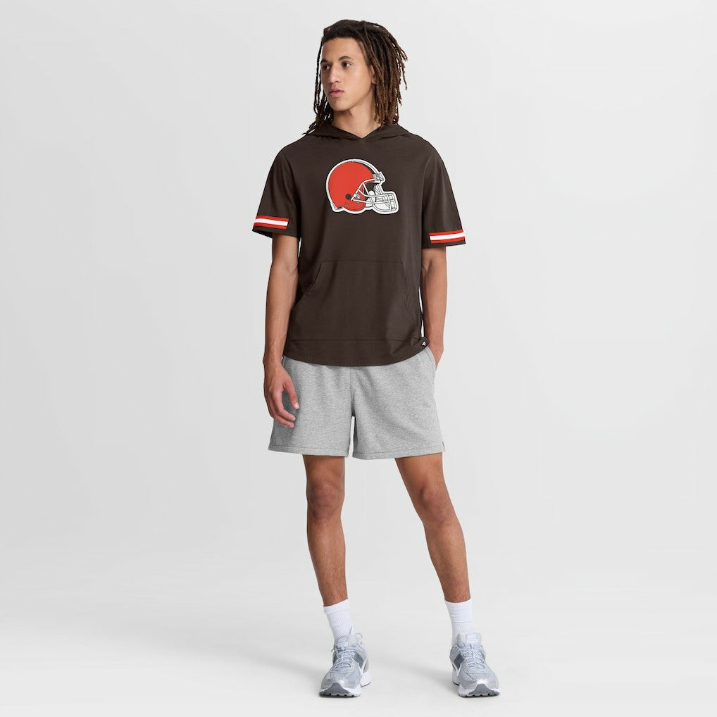 NFL Cleveland Browns Optimal Play Short Sleeve Hooded T-Shirt
