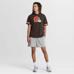 NFL Cleveland Browns Optimal Play Short Sleeve Hooded T-Shirt