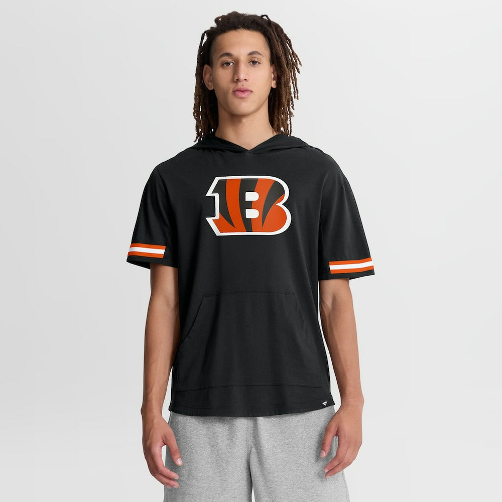 NFL Cincinnati Bengals Optimal Play Short Sleeve Hooded T-Shirt