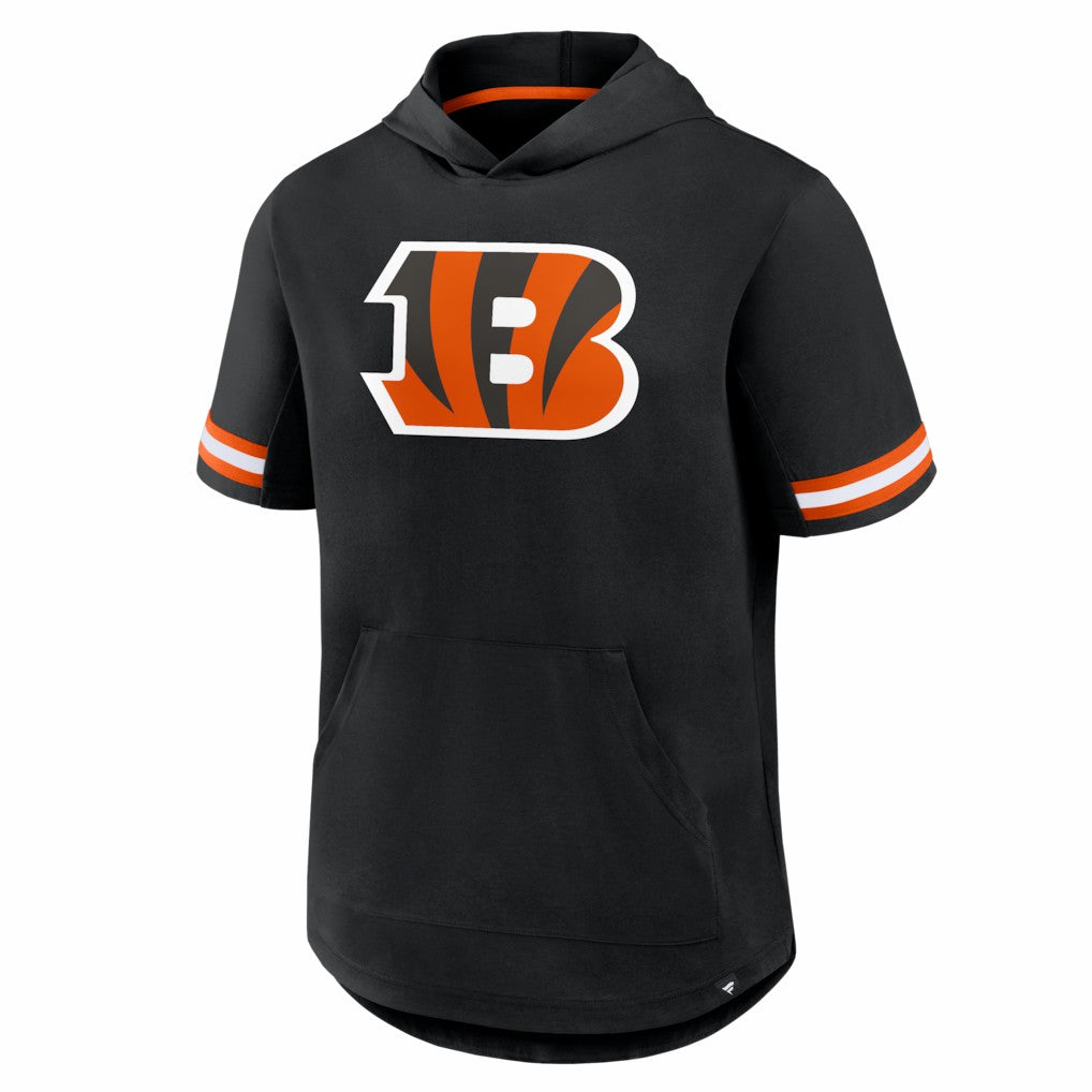 NFL Cincinnati Bengals Optimal Play Short Sleeve Hooded T-Shirt