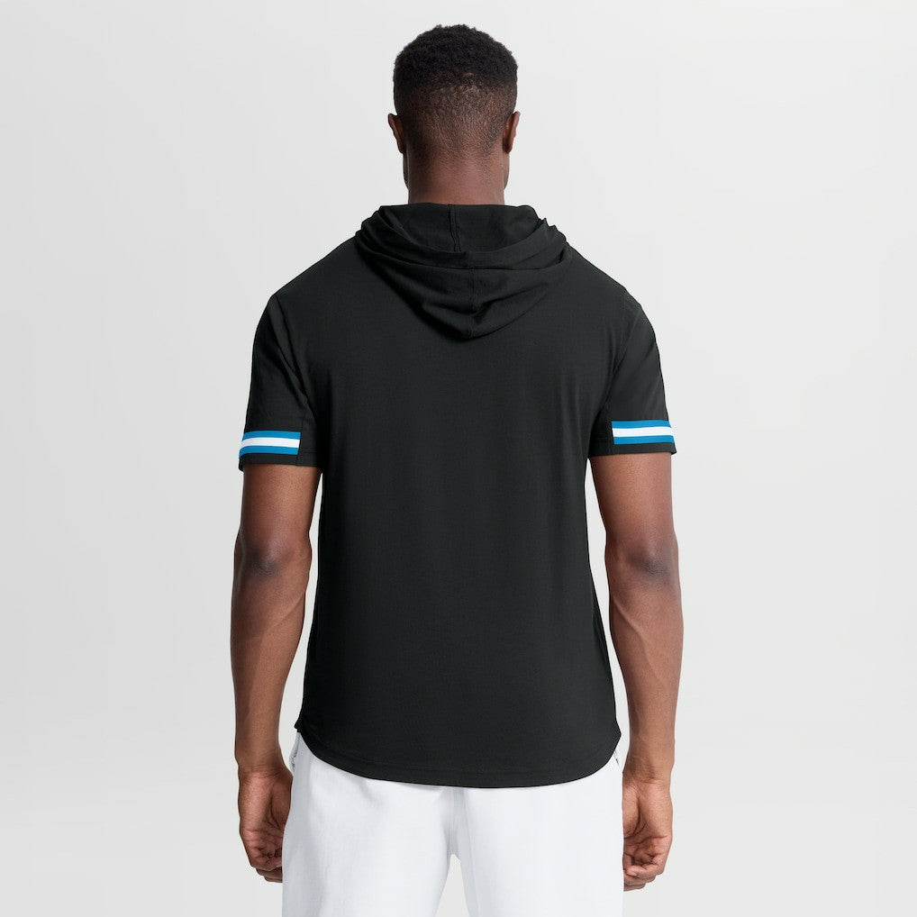 NFL Carolina Panthers Optimal Play Short Sleeve Hooded T-Shirt