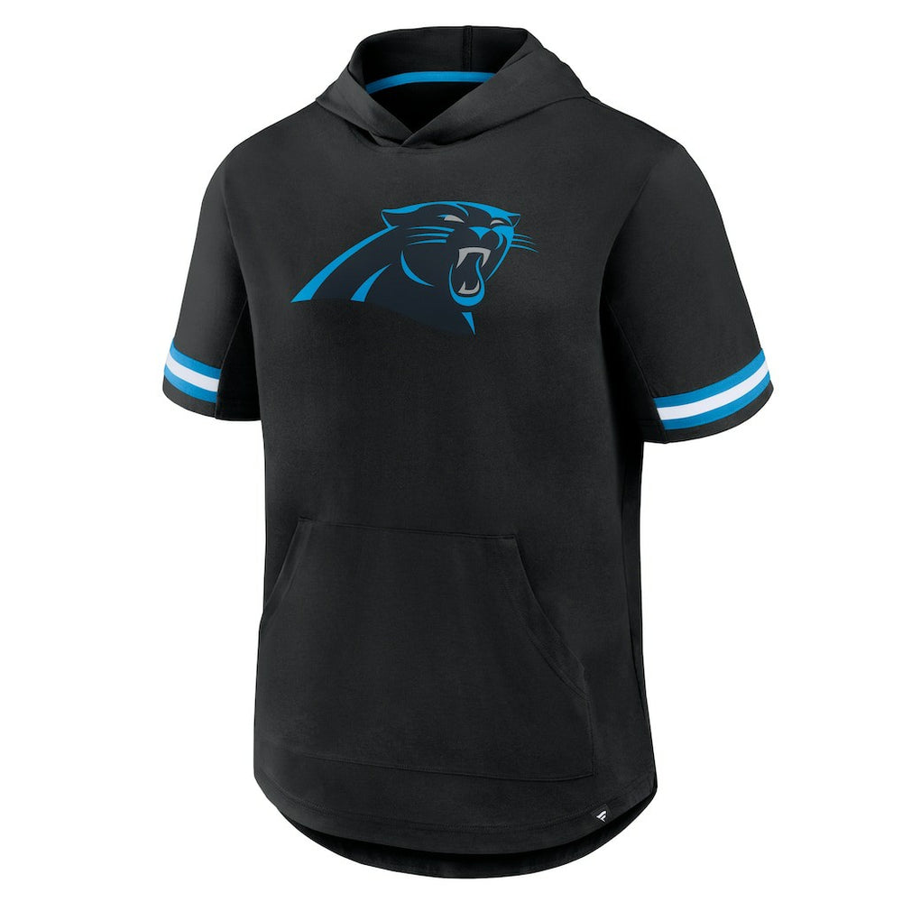 NFL Carolina Panthers Optimal Play Short Sleeve Hooded T-Shirt