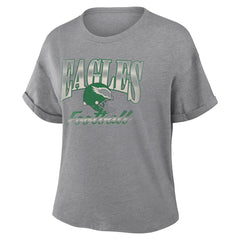 NFL Philadelphia Eagles Women's Overplayed Tribute Tri-Blend Boxy T-Shirt