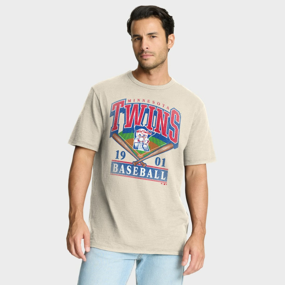 Minnesota Twins Stadium Slub T-Shirt - Tan