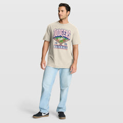 Los Angeles Dodgers Stadium Slub T-Shirt - Tan