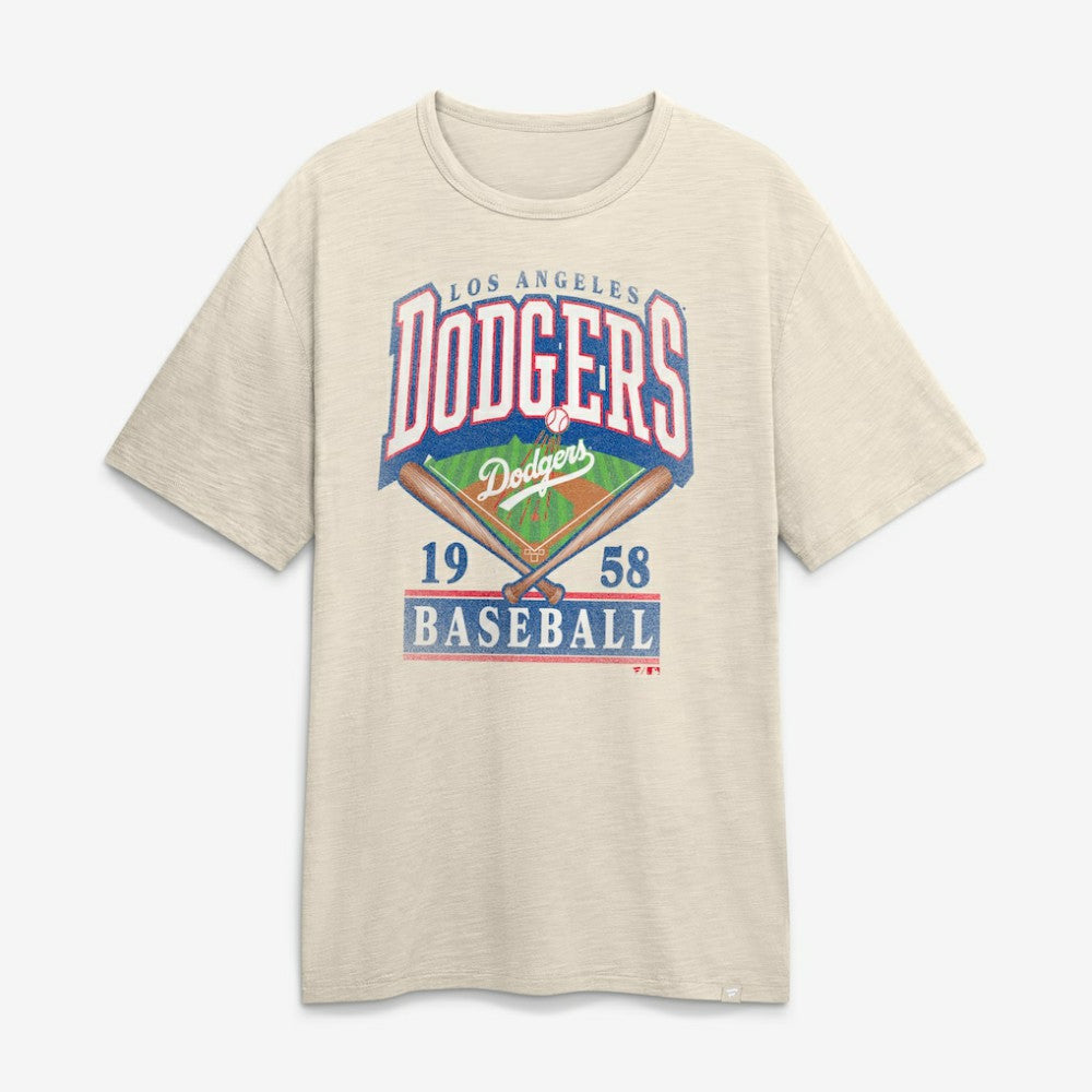 Los Angeles Dodgers Stadium Slub T-Shirt - Tan