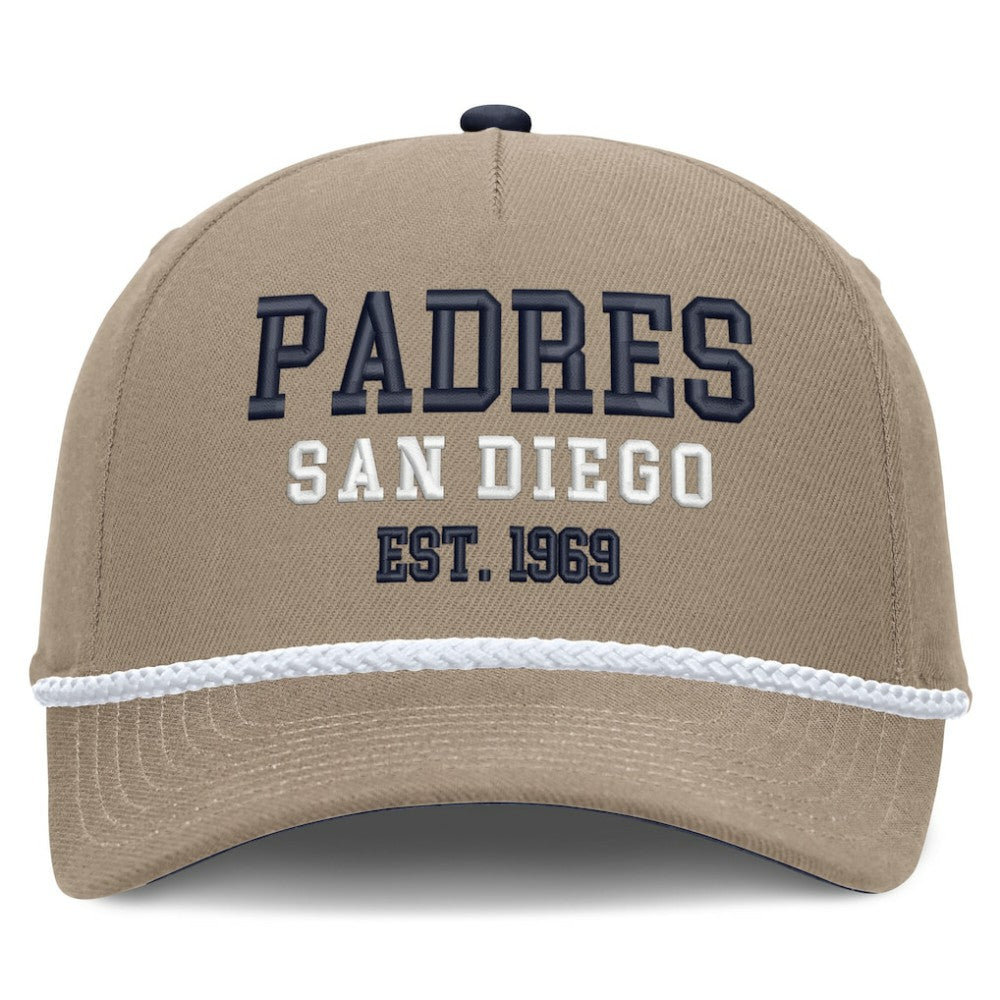 San Diego Padres Father's Day Rope Rise Adjustable Hat - Khaki | Nike